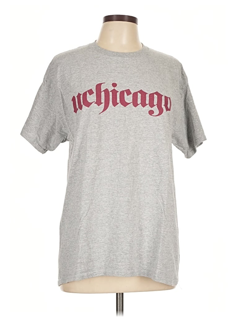 Pre-owned Gildan Short Sleeve T-shirt In Gray