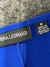 Nina Leonard Solid Blue Casual Dress Size M - photo 7