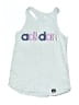 Adidas 100% Cotton Blue Tank Top Size 10 - 12 - photo 1