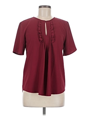 Ann Taylor Short Sleeve Blouse (view 1)