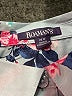 Roaman's Floral Blue 3/4 Sleeve Button-Down Shirt Size 26W - photo 7