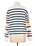 P.J. Salvage Stripes White Pullover Sweater Size L - photo 2