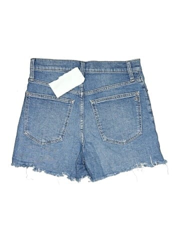 Madewell High-Rise Denim Shorts in Lavista Wash (view 2)