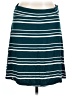 GNW Stripes Teal Casual Skirt Size L - photo 1