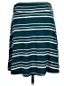 GNW Stripes Teal Casual Skirt Size L - photo 2