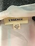 L'Agence 100% Silk Ivory Long Sleeve Silk Top Size XS (0) - photo 7
