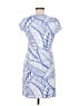 J. McLaughlin Graphic Blue Cocktail Dress Size M - photo 1