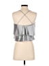 Zara Basic Silver Sleeveless Top Size S - photo 2