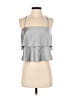 Zara Basic Silver Sleeveless Top Size S - photo 1