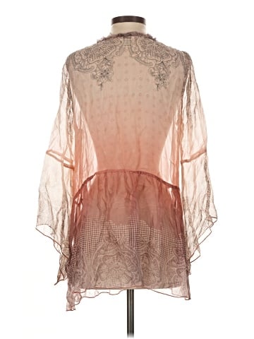 Sundance 3/4 Sleeve Silk Top (view 2)