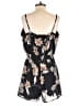Trixxi 100% Polyester Floral Black Romper Size XL - photo 2