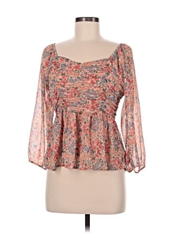 American Eagle Outfitters 3/4 Sleeve Blouse (view 1)