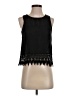 Chloe K 100% Rayon Black Sleeveless Blouse Size XS - photo 1