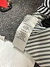 T Tahari 100% Polyester Stripes Black Silver Short Sleeve Blouse Size XL - photo 9