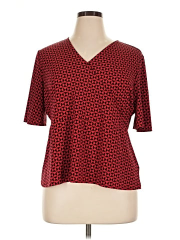 Liz Claiborne Short Sleeve Blouse (view 1)