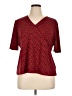 Liz Claiborne Polka Dots Red Short Sleeve Blouse Size XL (petite) - photo 1