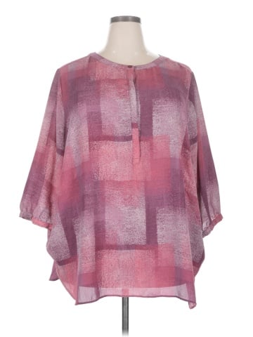 Woman Within 3/4 Sleeve Blouse (view 1)
