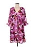 Gilli 100% Polyester Floral Purple Casual Dress Size M - photo 1