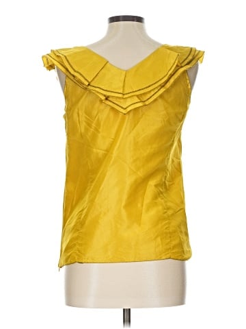 Oscar De La Renta Sleeveless Silk Top (view 2)