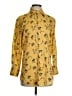 ETRO 100% Cotton Floral Yellow Long Sleeve Button-Down Shirt Size EU (IT) 38 / US 2 - photo 1