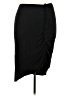 Just Fab Solid Black Formal Skirt Size 2X - photo 1