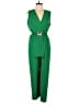 Shein Solid Green Jumpsuit Size L - photo 1