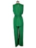 Shein Solid Green Jumpsuit Size L - photo 2