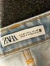 Zara 100% Cotton Blue Denim Shorts Size 6 - photo 3