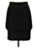 Aqua Solid Black Casual Skirt Size XS - photo 1