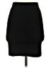 Aqua Solid Black Casual Skirt Size XS - photo 2