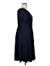 Eva Rose Chevron-herringbone Blue Casual Dress Size 1X (estimated) - photo 4