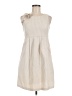 Max and Cleo Solid Ivory Casual Dress Size 8 - photo 1