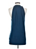 Theory 100% Cashmere Blue Sleeveless Button-Down Shirt Size S - photo 2