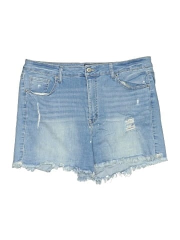 Wax Jean Denim Shorts (view 1)