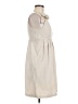 Max and Cleo Solid Ivory Casual Dress Size 8 - photo 4