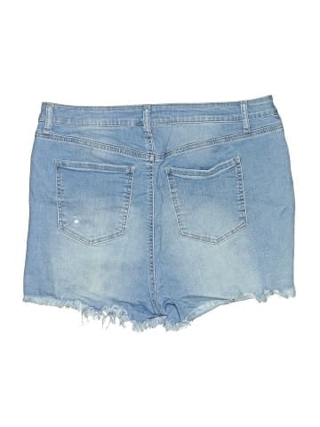 Wax Jean Denim Shorts (view 2)