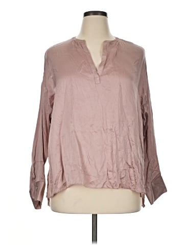 J by Joie Long Sleeve Silk Top (view 1)