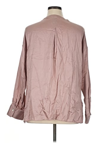 J by Joie Long Sleeve Silk Top (view 2)