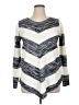 Apt. 9 100% Acrylic Chevron-herringbone Silver Pullover Sweater Size XL - photo 1