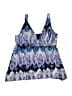 Swimsuits for all Print Blue Swimsuit Top Size 6 - photo 1