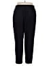 Unbranded Solid Black Casual Pants Size 2X - photo 2