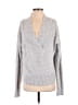 Jamison Metallic Gray Pullover Sweater Size S - photo 1