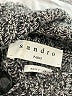Sandro Chevron-herringbone Gray Turtleneck Sweater Size XS (0) - photo 7