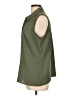 Express 100% Polyester Green Sleeveless Blouse Size L - photo 5