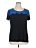 Dex Chevron-herringbone Blue Short Sleeve T-Shirt Size 1X - photo 1