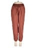 Rewash Solid Brown Linen Pants Size XS - photo 1