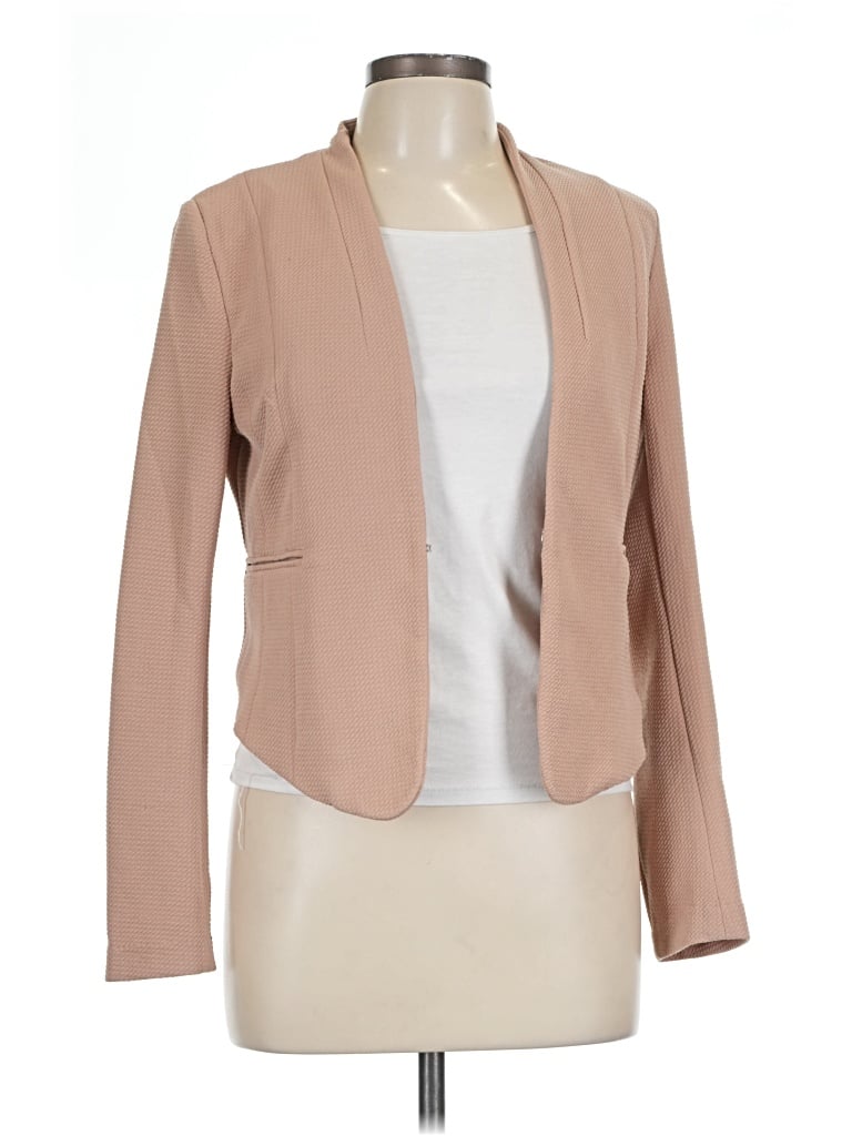 Pre-owned Iris Blazer Jacket In Tan