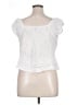 J.Crew White Short Sleeve Top Size XL - photo 2