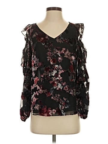 White House Black Market 3/4 Sleeve Blouse (view 1)