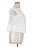 J.Crew White Short Sleeve Top Size XL - photo 4